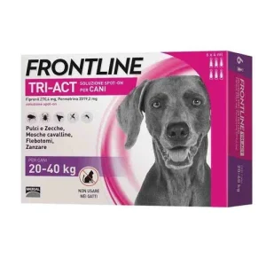 Frontline Antiparassitario Tri-Act Spot On Per Cani 20-40Kg Da 6 Pipette