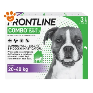 Frontline Dog Combo (20-40Kg) per Cani di Taglia Grande