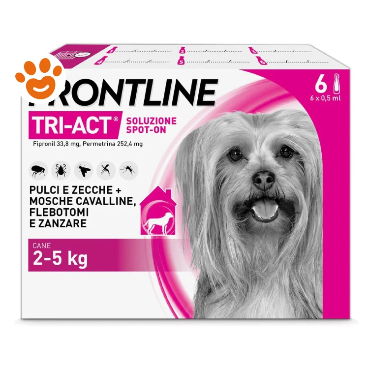 Frontline Dog Tri-Act (2-5Kg) - Image 2