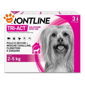 Frontline Dog Tri-Act (2-5Kg)