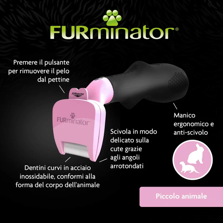 FURminator – Spazzola per Piccoli Animali - Image 2