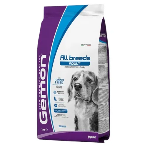 GEMON Cane All Breeds Adult Tonno e Riso 15Kg
