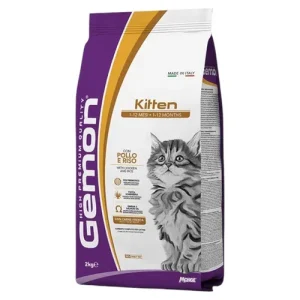 GEMON Gatto Kitten con Pollo &amp; Riso 7Kg