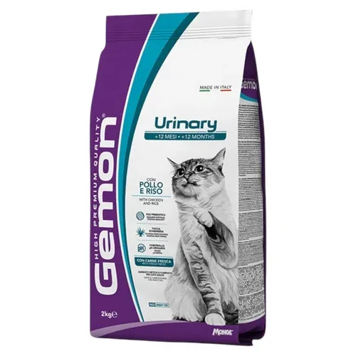 GEMON Gatto Urinary con Pollo e Riso 7Kg