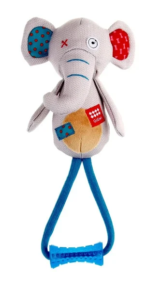 GIGWI Elephant Plush Friendz TPR 19 cm