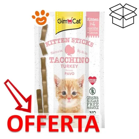 GimCat Snack Sticks Kitten Tacchino - Image 2