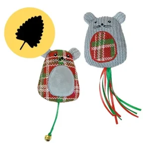 Gioco gatto con erba gatta - XMas Scottish Mice