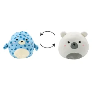 Gioco per cani Flip foca e orso polare reversibile in peluche