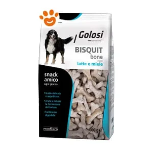 Golosi Dog Biscotti Bone Latte e Miele