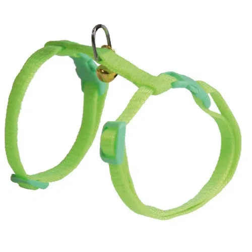 Guinzaglio cane e Pettorina in Nylon Fluo