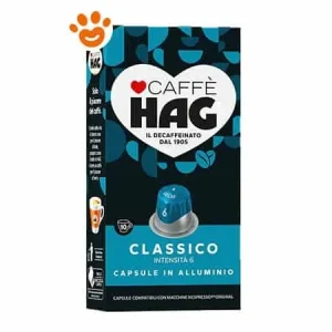 Hag Caffè Capsule Nespresso – Espresso Classico Decaffeinato