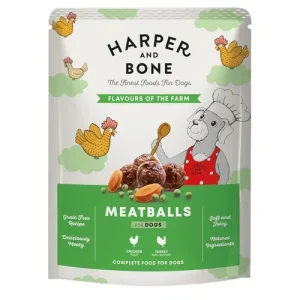 HARPER&amp;BONE Polpette Cane Flavours Farm 300Gr
