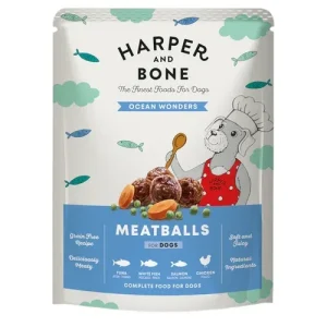 HARPER&amp;BONE Polpette Cane Ocean Wonders 300Gr