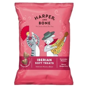 HARPER&amp;BONE Soft Snack Cane e Gatto Prosciutto e Manzo 90gr