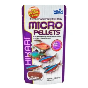 Hikari Micro Pellets 45g - Mangime Professionale per Pesci Tropicali a Bocca Piccola