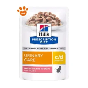 Hill’s Pet Nutrition Prescription Diet c/d Urinary Care Multicare con Salmone