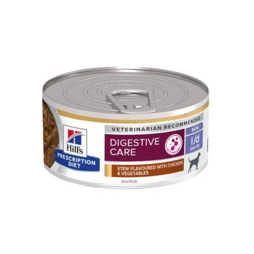 Hill'S Prescription Cane I/D Low Fat Pollo E Verdure Spezzatino Lattina156G Per Cani Multipack 24 pezzi
