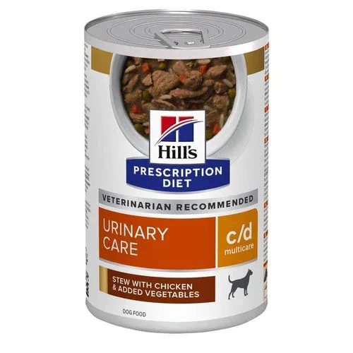 Hill'S Prescription Diet Canine C/D Multicare Spezzatino Al Pollo E Verdure Per Cani 354gr