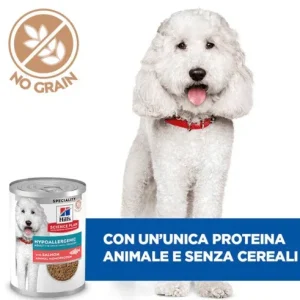 Hill's Science Plan Hypoallergenic Adult alimento per cani con salmone 363gr