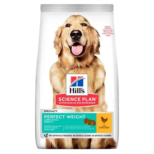 Hill's Science Plan Perfect Weight Large Breed Adult Alimento per Cani con Pollo