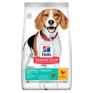 Hill's Science Plan Perfect Weight Medium Alimento per Cani con Pollo