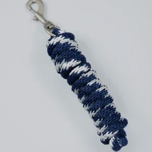Horse Lead Ropes Navy/White
