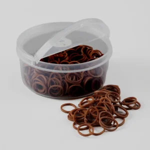 Horse Plaiting Bands Brown