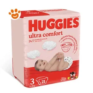 Huggies Pannolini Ultra Comfort Taglia 3 (4-9kg)