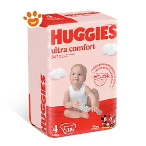 Huggies Pannolini Ultra Comfort Taglia 4 (7-18kg)
