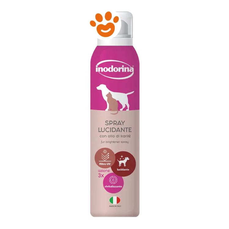 Inodorina Dog & Cat Spray Lucidante Manto con Filtro UV