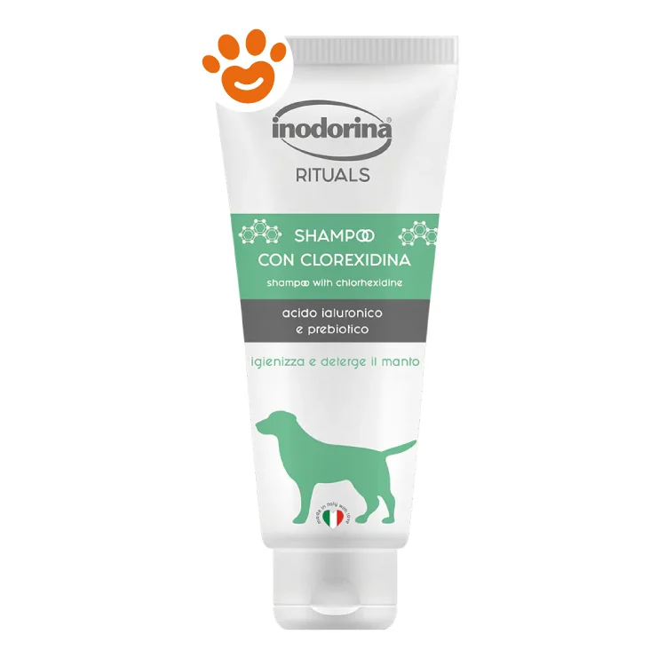 Inodorina Dog Rituals Shampo con Clorexidina