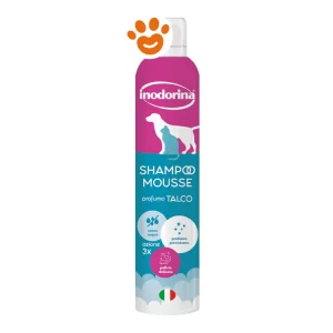 Inodorina Dog&Cat Shampoo Mousse Talco