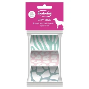 INODORINA Sacchetti Igienici Colorati 6pz x 20