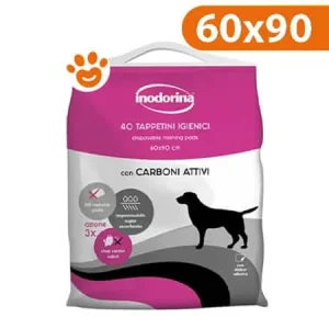 Inodorina Training Carboni Attivi (60×90) Tappetini Igienici Assorbenti