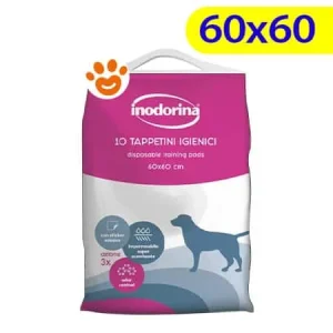 Inodorina Training Neutro (60x60cm) Tappetini Igienici Assorbenti