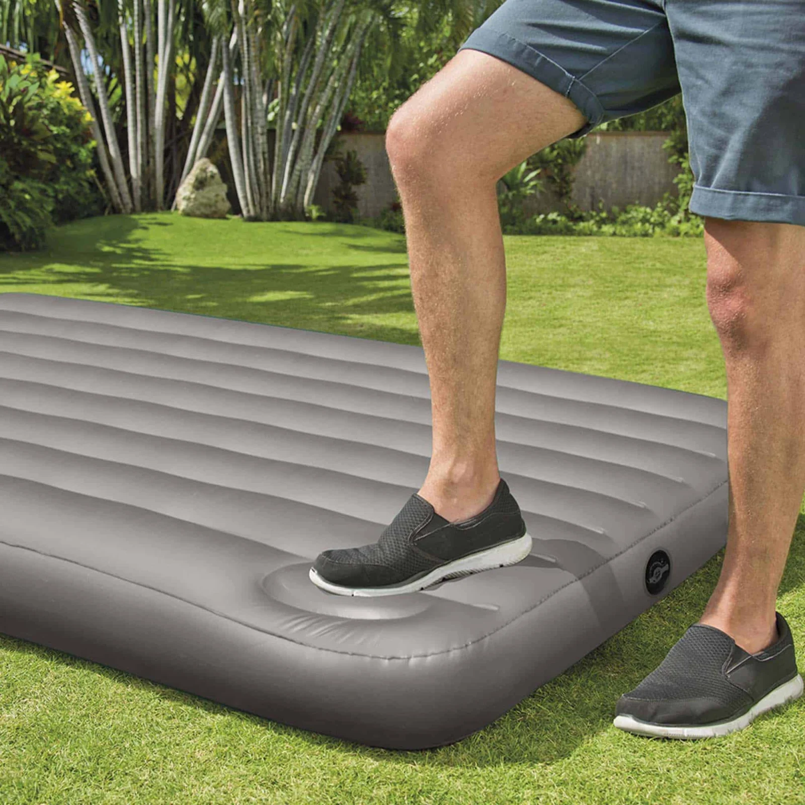 Intex Airbed Materasso Piazza e Mezza Downy (137x191x25cm) Art. 64762 - Image 2