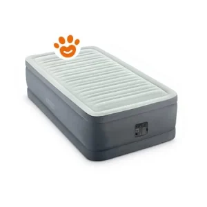 Intex Airbed Materasso Singolo Eleveted Premier Fiber-Tech (99x191x46cm) Art. 64902