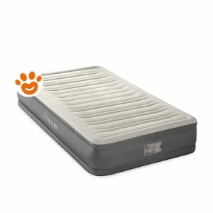 Intex Airbed Materasso Singolo Trauire Comfort Plush Singolo (99x191x33cm) con Pompa Elettrica Art. 64026