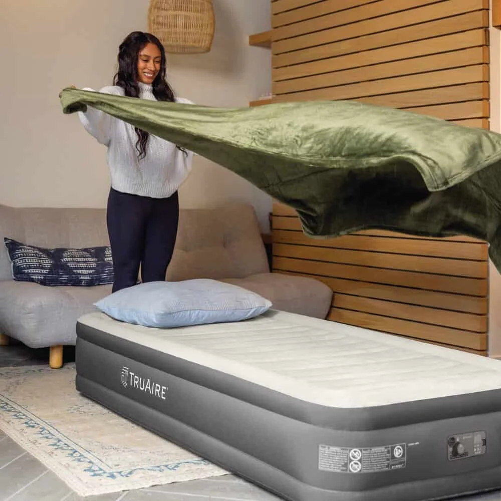 Intex Airbed Materasso Singolo Trauire Comfort Plush Singolo (99x191x33cm) con Pompa Elettrica Art. 64026 - Image 2