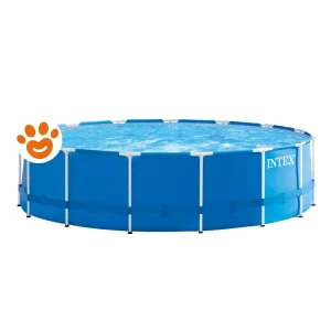 Intex Piscina Rotonda Metal Frame (Ø457x122cm) con Pompa a Filtro Art. 28242