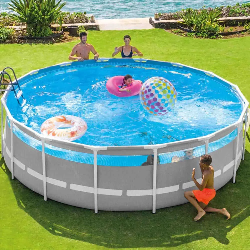 Intex Piscina Rotonda Prisma Clearview Premium (Ø488x122cm) Art. 26730 - Image 2