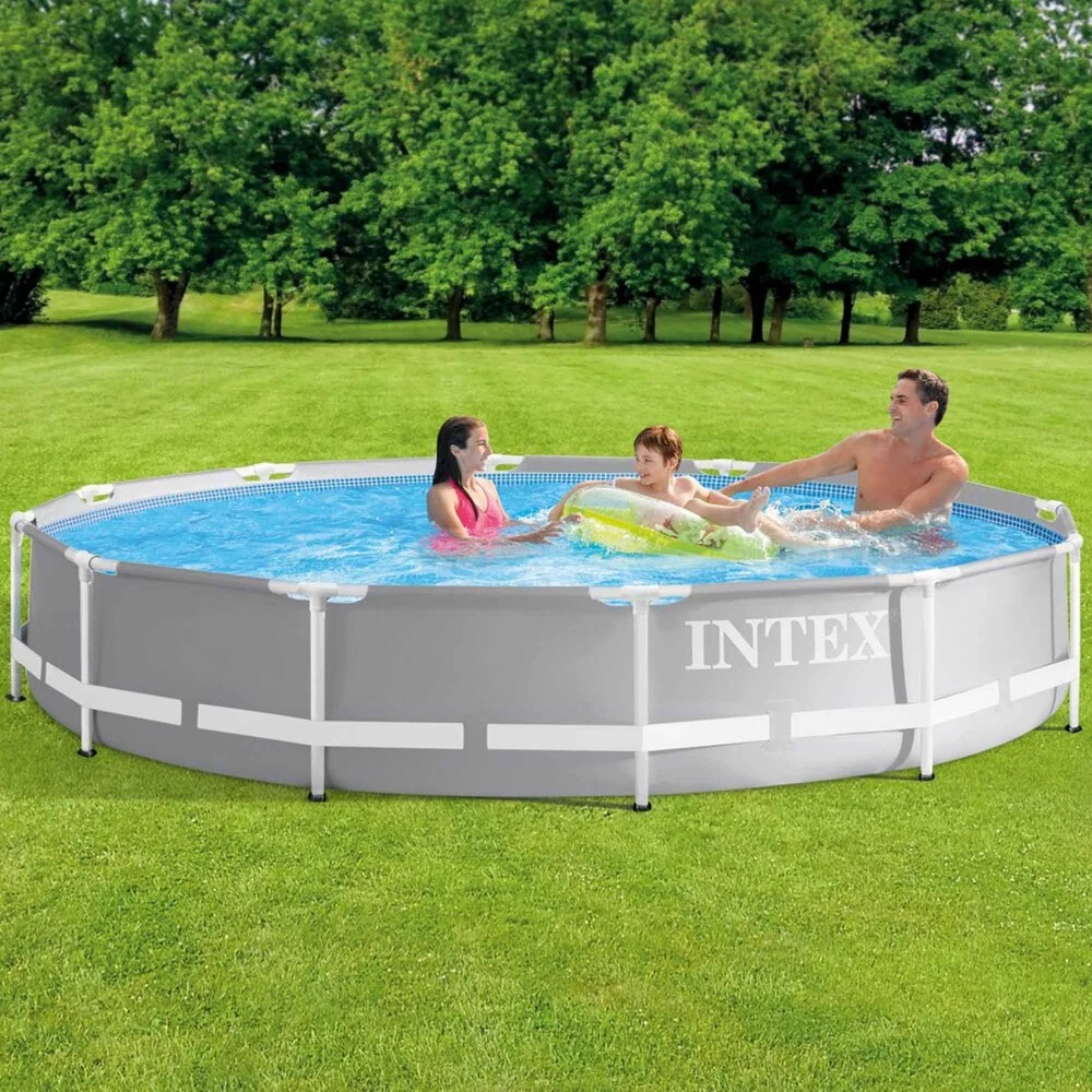 Intex Piscina Rotonda Prisma Frame (Ø366x76cm) con Pompa a Filtro Art. 26712 - Image 2