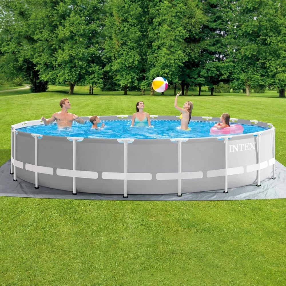 Intex Piscina Rotonda Prisma Frame (Ø610x132cm) con Pompa a Filtro Art. 26756 - Image 2