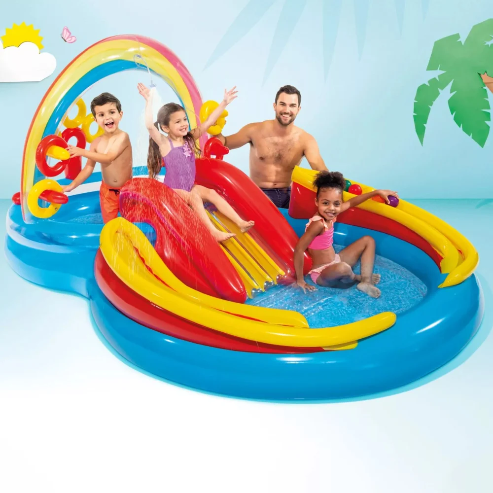Intex Play Ground Arcobaleno (297x193x135cm) Art. 57453 - Image 2