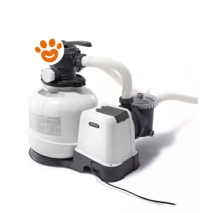 Intex Pompa a Sabbia da 10.500 Lt/h Flusso di Sistema 8.000 Lt/h Art. 26648