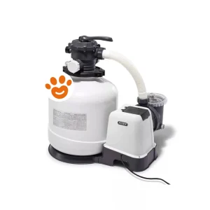Intex Pompa a Sabbia da 12.000 Lt/h Flusso di Sistema 9.200 Lt/h Art. 26652