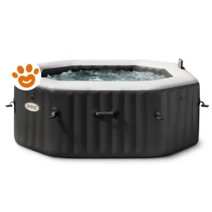 Intex Spa Pure Bubble e Jet Massage Deluxe 4 Posti (201x71cm) Piscina Idromassaggio Art. 28458