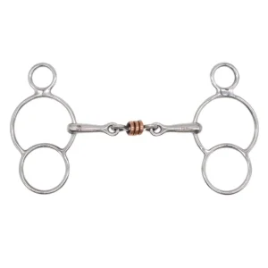 Jake Adams Double Jointed Triple Copper Roller Two Ring 5.25in