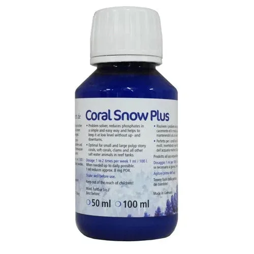 Korallen-Zucht Coral Snow Plus 250 ml – Riduce fosfati e migliora la qualità dell’acqua reef