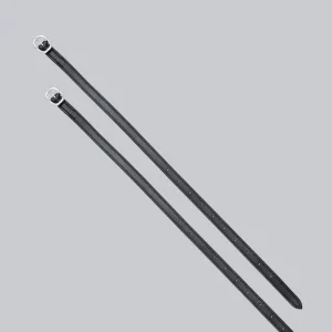 Leather Spur Straps Black